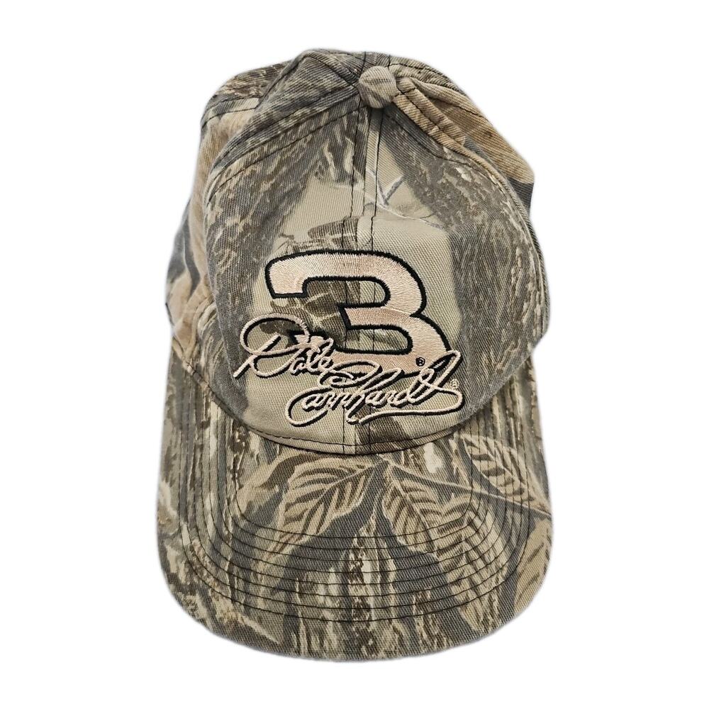 VINTAGE NASCAR RACING Dale Earnhardt 3 Flame Hat Competitor's Choice CAMO CAP